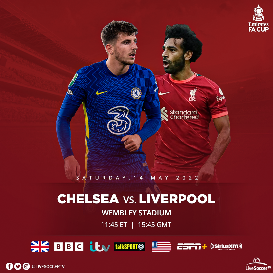 Chelsea, Liverpool, FA Cup Final, Broadcast Listings